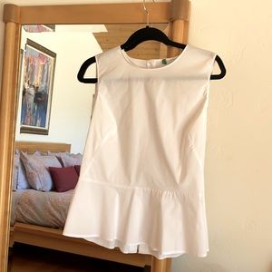 White cotton top shirt